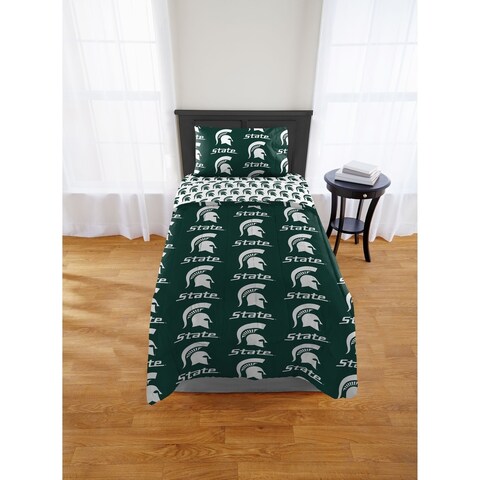 COL 808 Michigan State Spartans Twin Bed in a Bag Set
