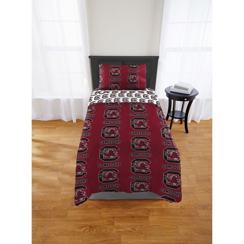 COL 863 South Carolina Gamecocks Twin/XL Bed In a Bag Set