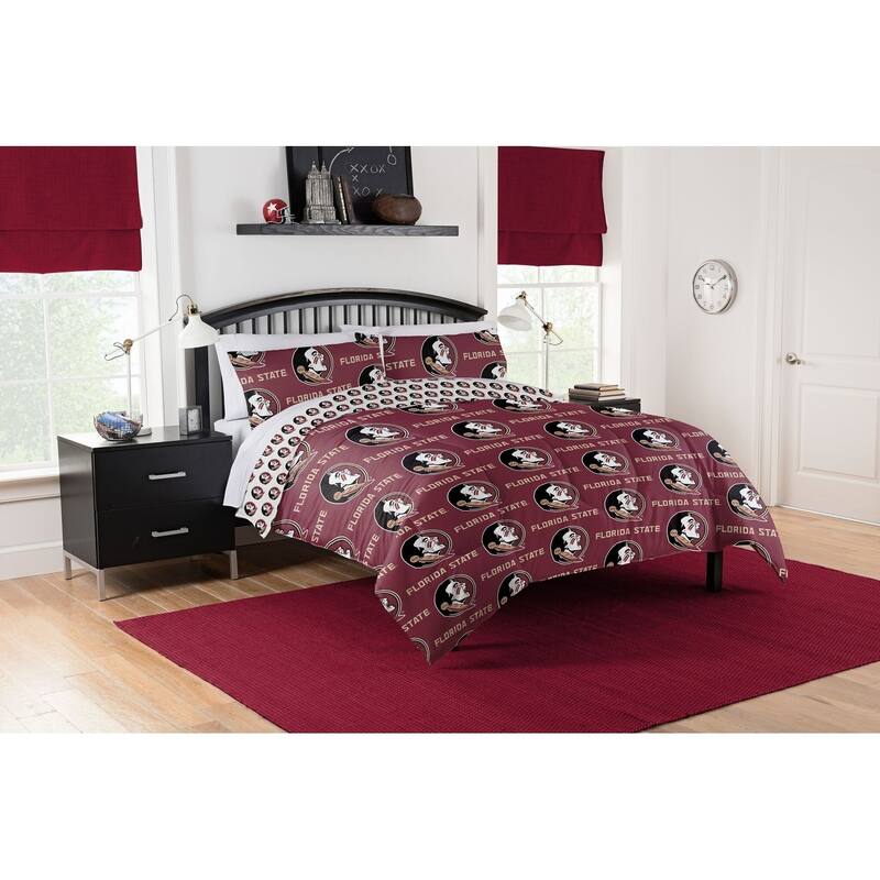 NCAA Florida State Seminoles 5-piece Full Bed In a Bag Set
