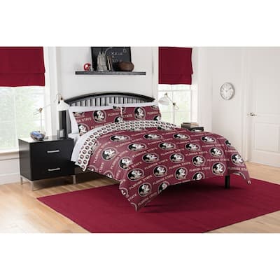 NCAA Florida State Seminoles 5-piece Full Bed In a Bag Set