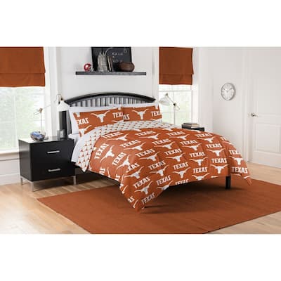 NCAA Texas Longhorns 5-piece Full Bed In a Bag Set