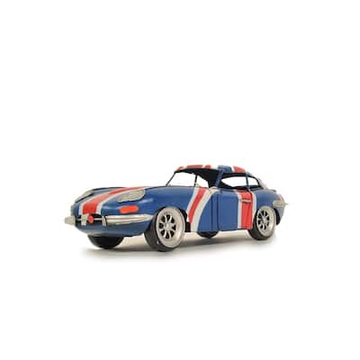 1961 E-Type Jaguar Model Car Metal Handmade
