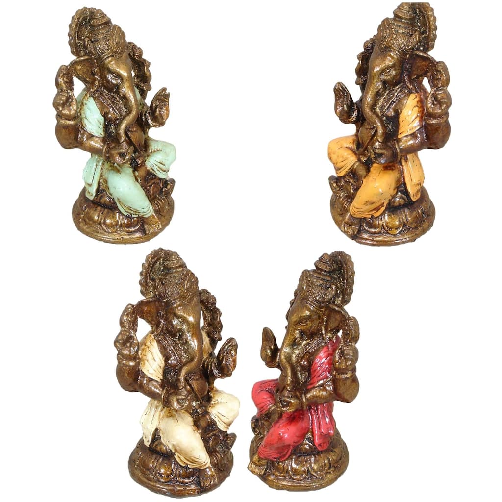 Miniature Ganesha Figurine Set