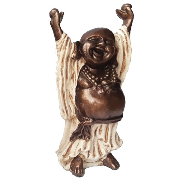 Happy Buddha Stand Figurine 3 - 12"