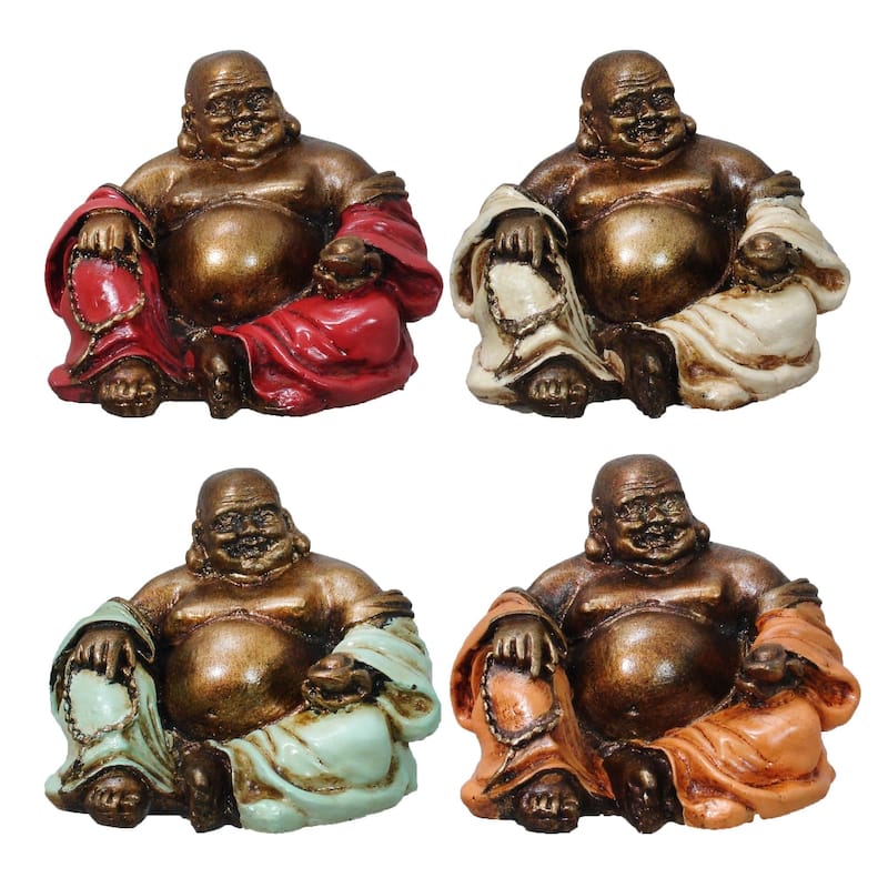 Relaxing Buddha Figurine Set