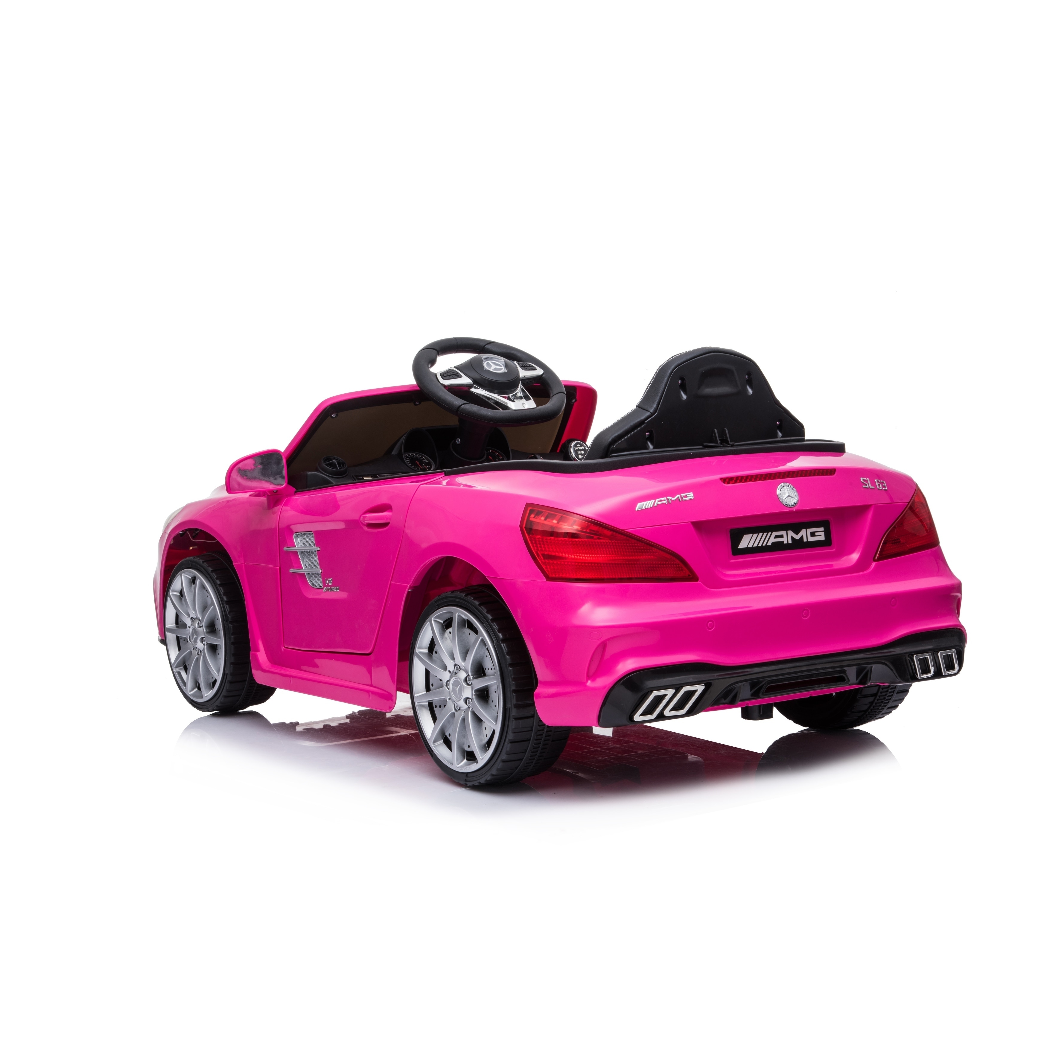 pink mercedes toy car