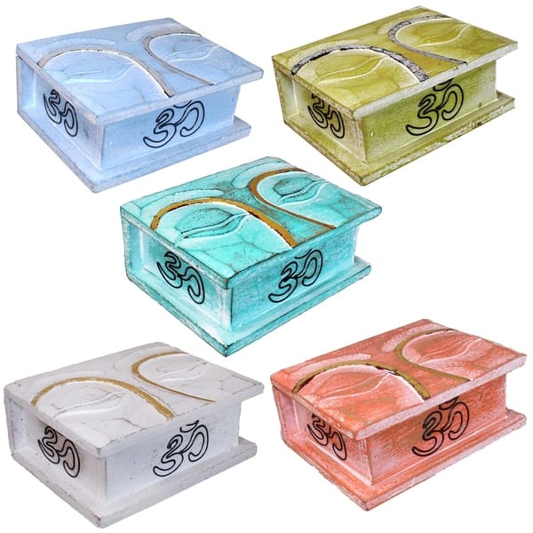 slide 2 of 6, Trinket Buddha Eyes Box