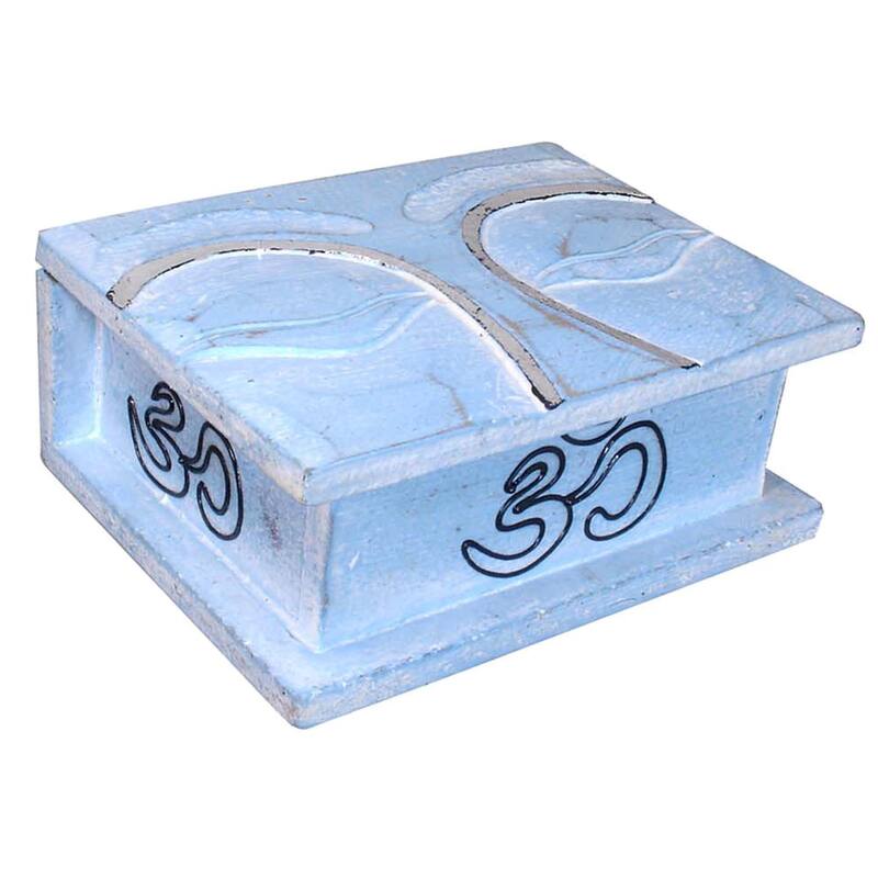 Trinket Buddha Eyes Box - Blue