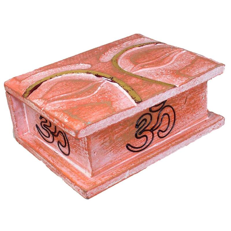 Trinket Buddha Eyes Box - Orange