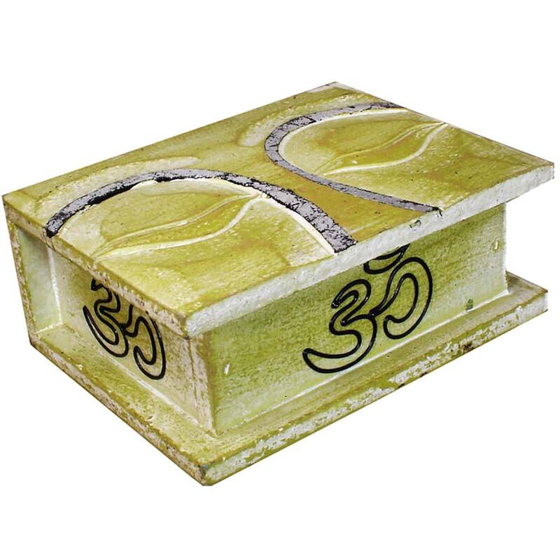 Trinket Buddha Eyes Box - Yellow