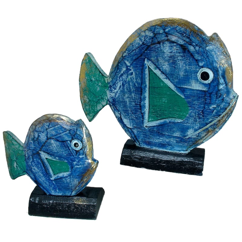 Handmade Albesia Fish Set (Indonesia)