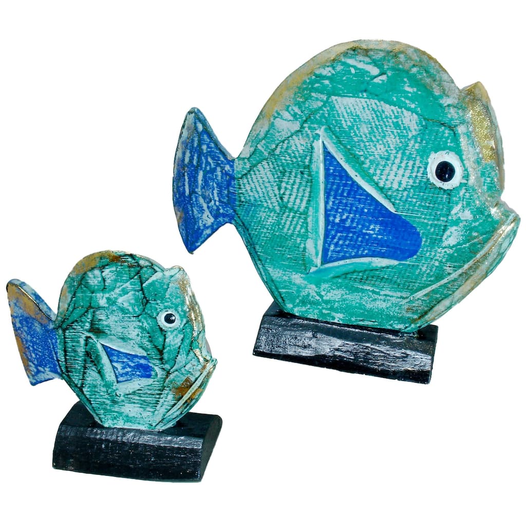 Handmade Albesia Fish Set (Indonesia)