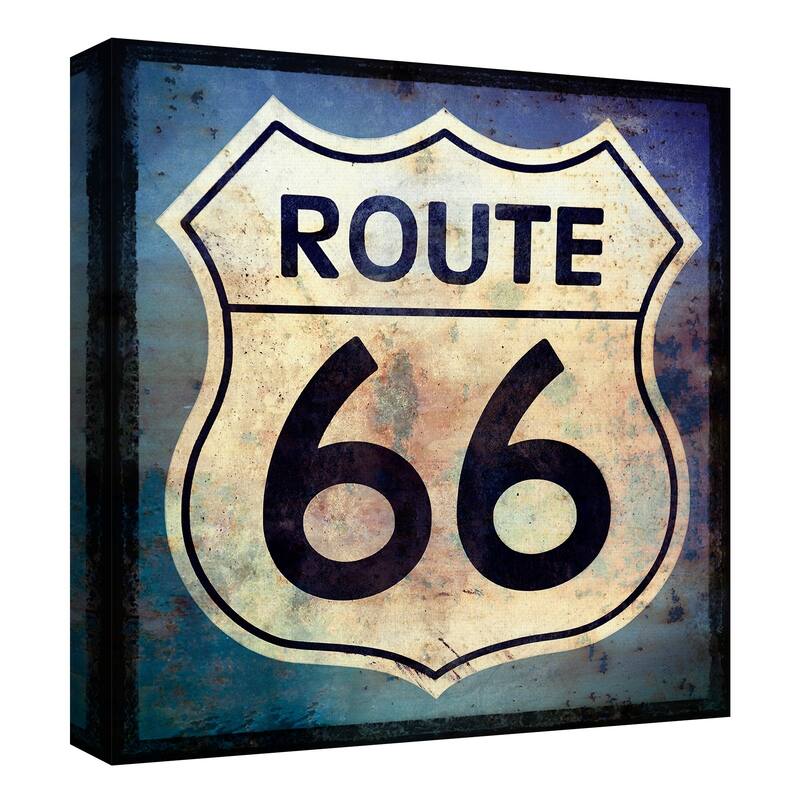 Route 66 by Graffi-tee Studio Canvas Art - Bed Bath & Beyond - 29893189