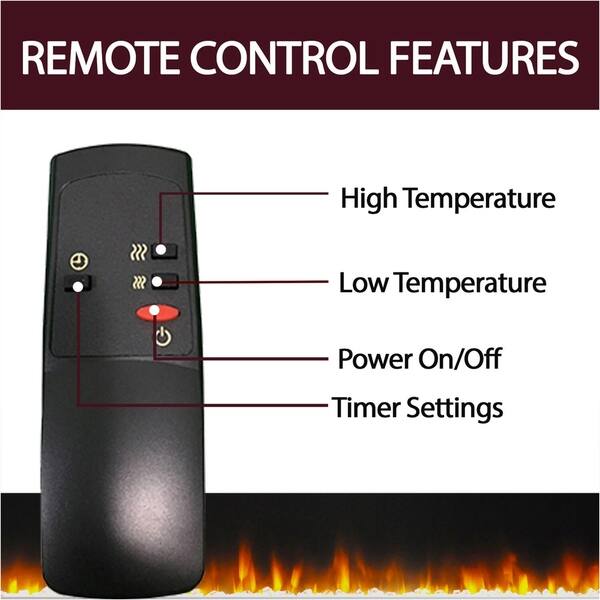 Shop Cambridge Stratford Electric Fireplace Heater With 56 In