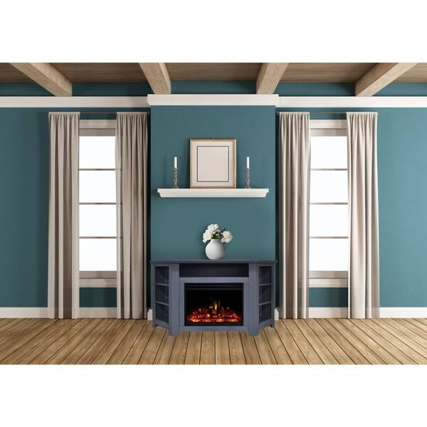 Shop Cambridge Stratford Electric Fireplace Heater With 56 In