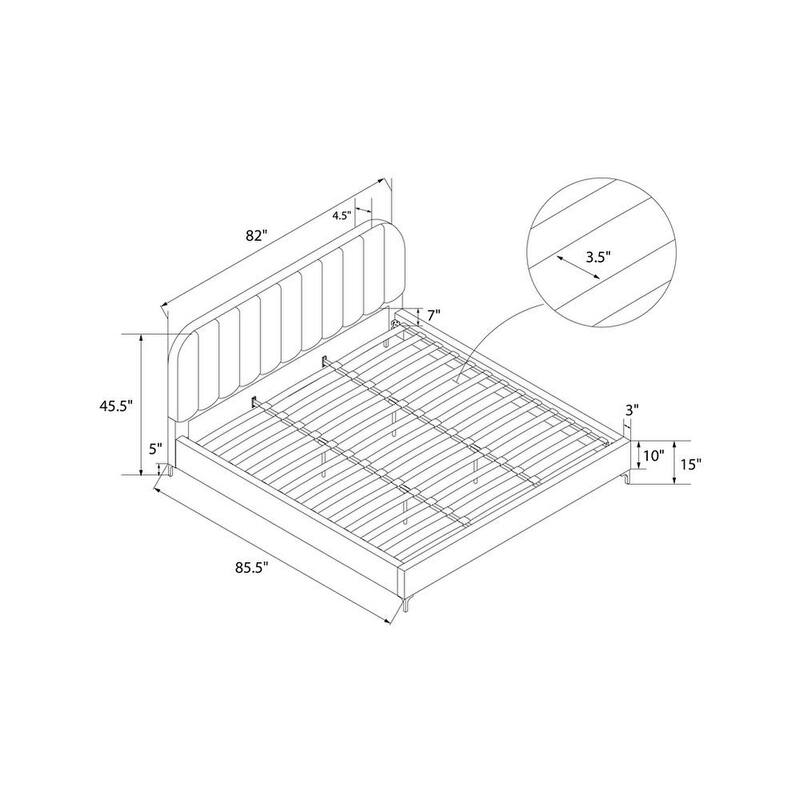 Avenue Greene Catalina Upholstered Bed
