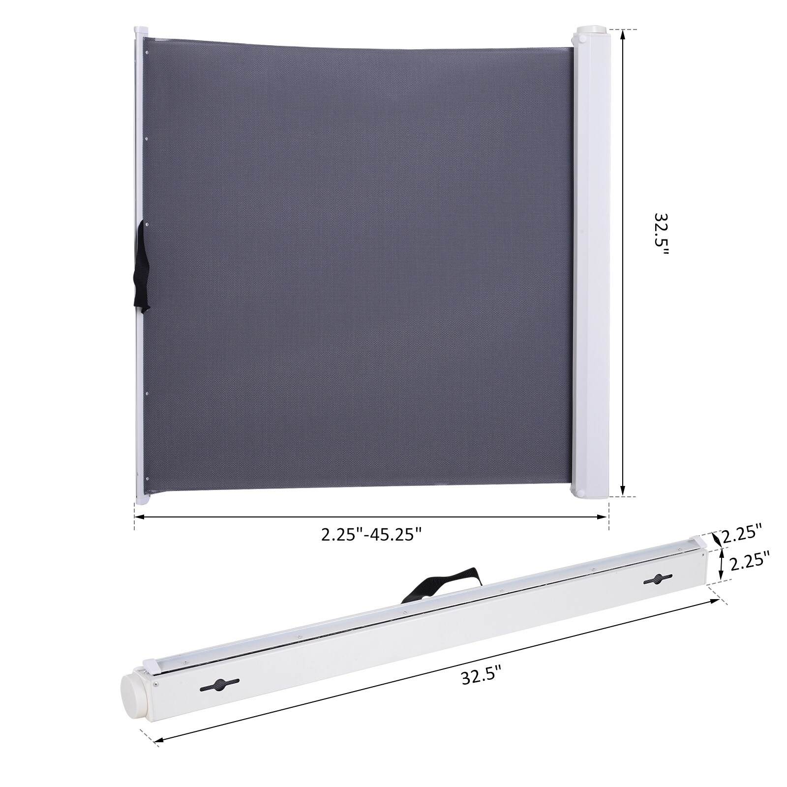 pawhut retractable gate