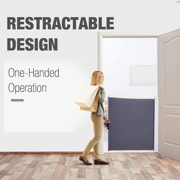 pawhut retractable gate