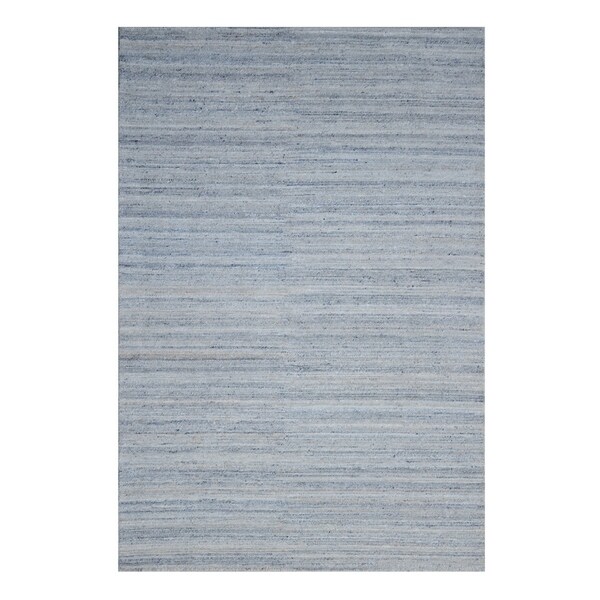 Aluminium Grey Contemporary Mirage Rug, 12' x 15' - 12' x 15'