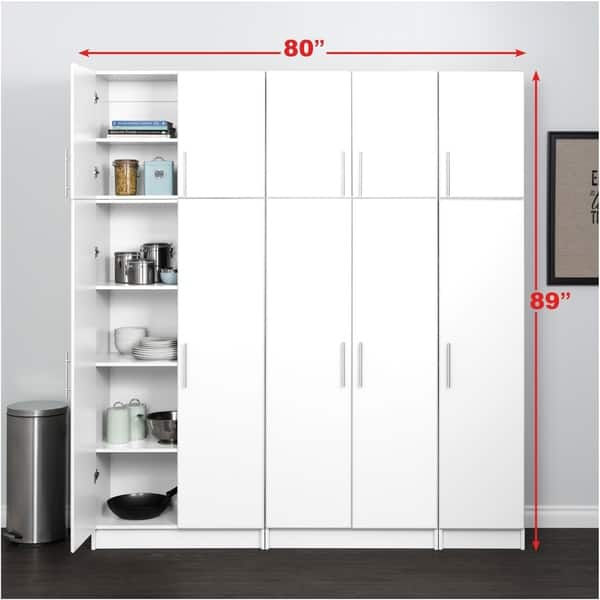 Shop Prepac Elite Storage Cabinet Set C 6 Pc 80 W X 89 H X