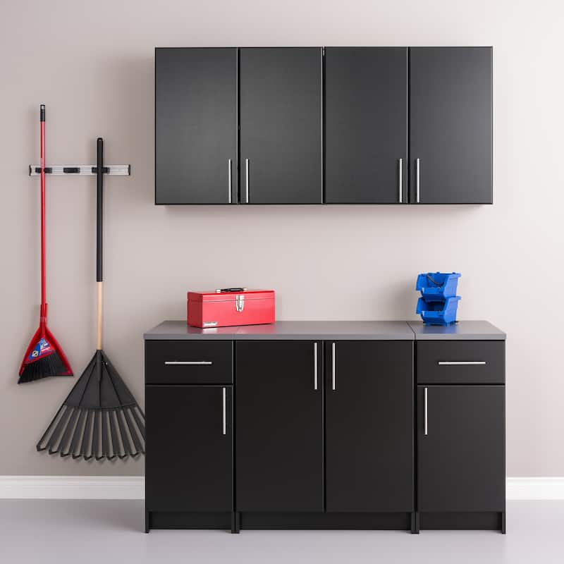 Prepac Elite Set B 5-piece Storage Cabinet Set - 64" W x 89" H x 24" D - 64" W x 89" H x 24" D