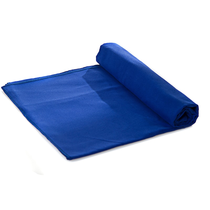 Quick Dry Travel Towels, Beach Towels, Camp Towels - Solid Royal Blue - Solid Color