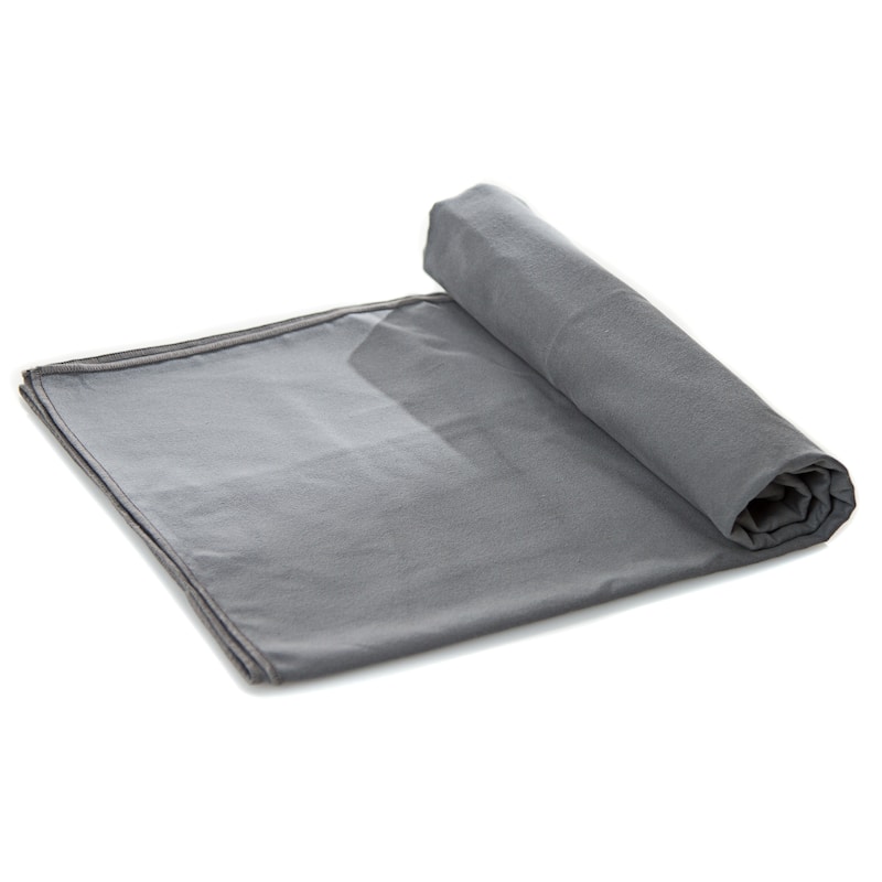 Quick Dry Travel Towels, Beach Towels, Camp Towels - Solid Gray - Solid Color