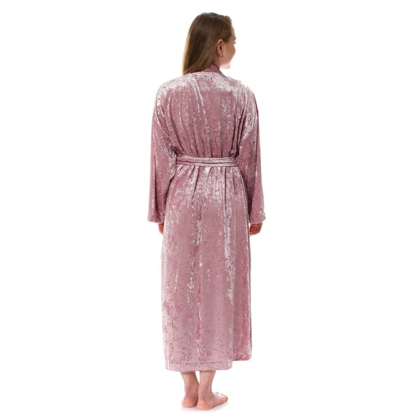 long velvet robe