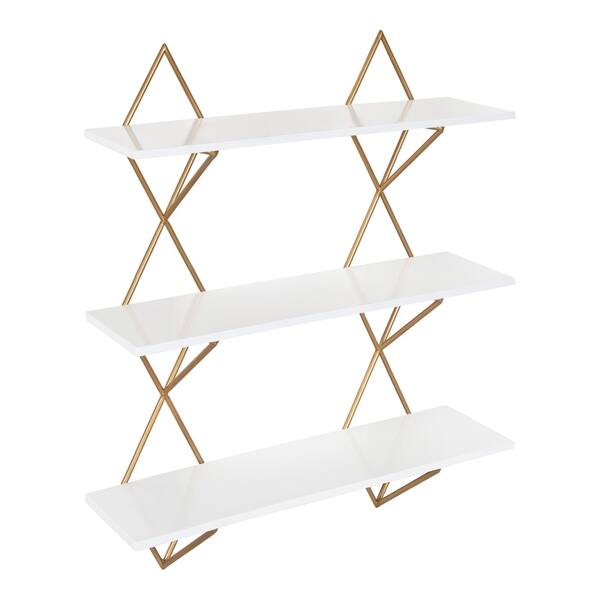 slide 2 of 6, Kate and Laurel Islay Modern Floating Wall Shelves - 24x5x25.25 N/A