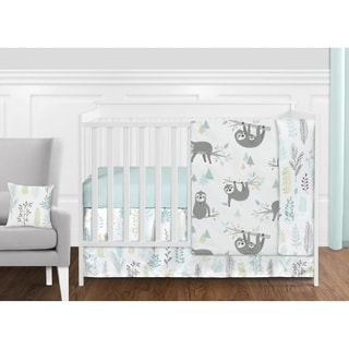 baby sloth crib bedding