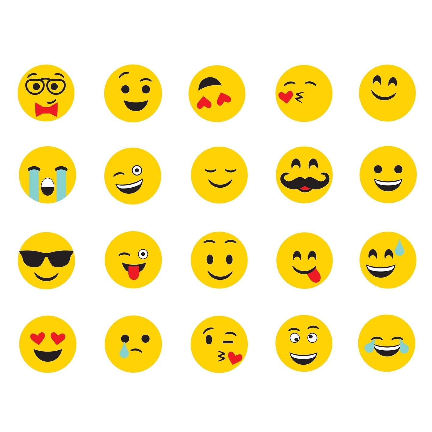 InHome Emote Wall Stickers
