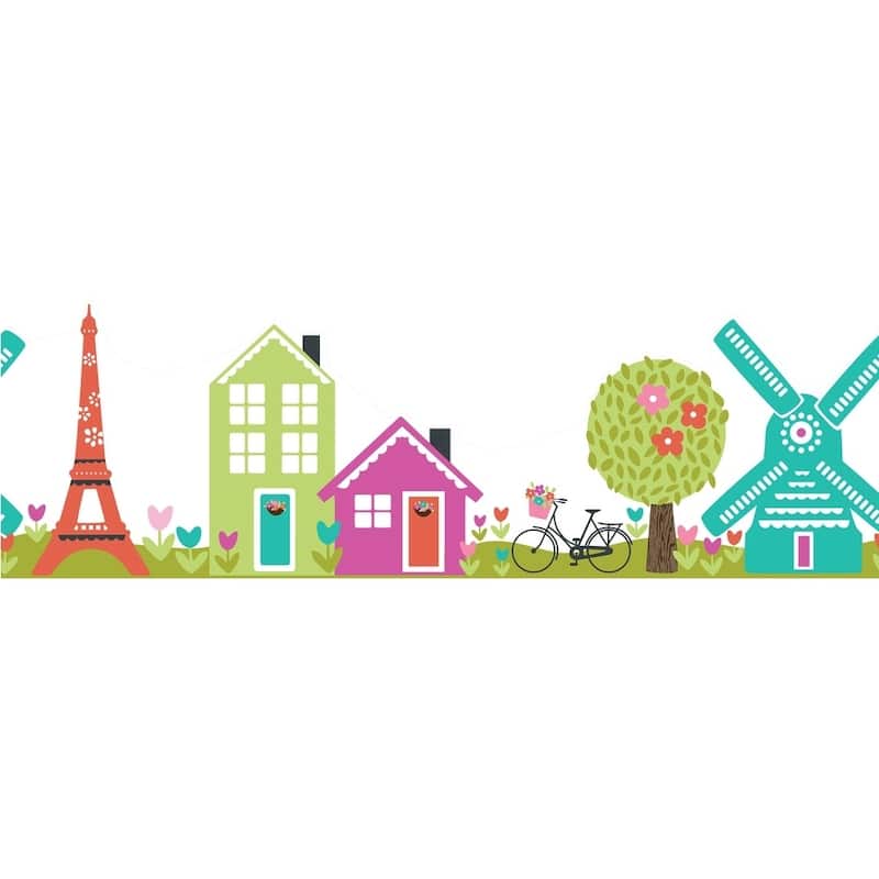 WallPops Dilly Dally Stripes Decal