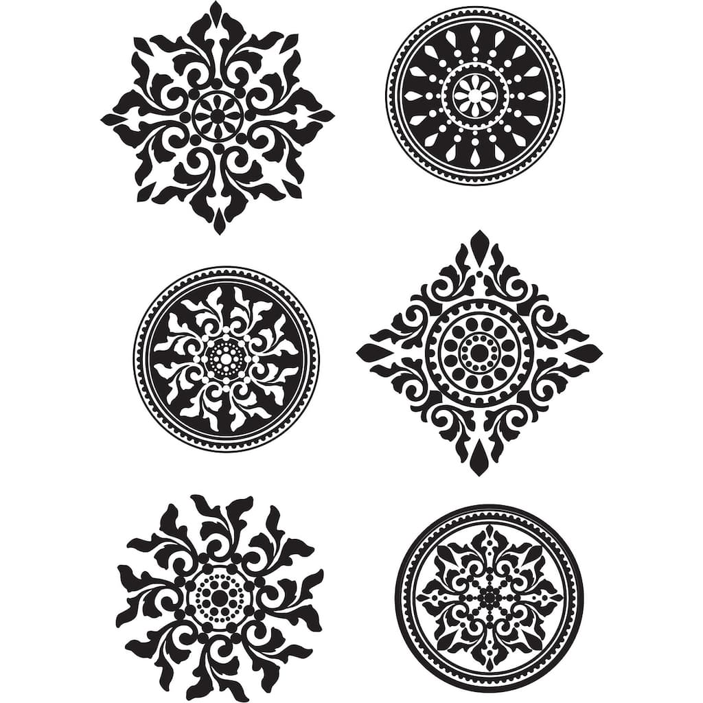 Riya Medallions Wall Stickers