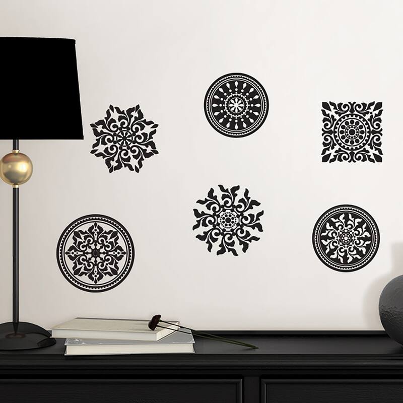 Riya Medallions Wall Stickers