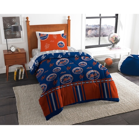 MLB 808 New York Mets Twin Bed In a Bag Set