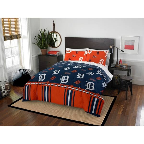 MLB 875 Detroit Tigers Queen Bed In a Bag Set - Bed Bath & Beyond ...