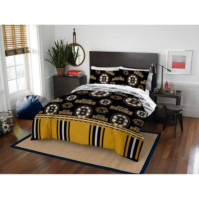 NHL 864 Boston Bruins Full Bed In a Bag Set