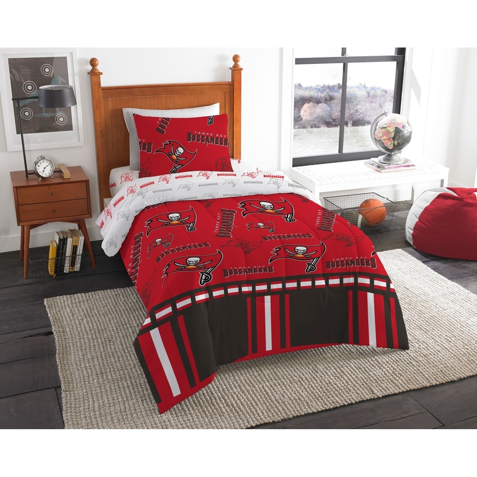 Twin Sized Soft Blanket Tampa 2024 Bay Buccaneers