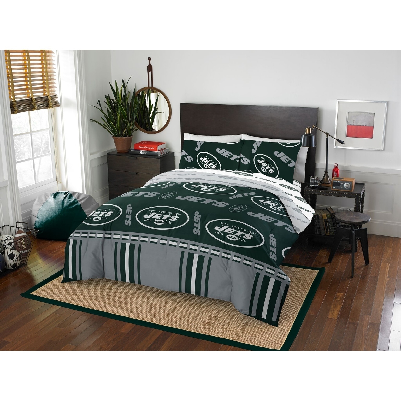 NFL 864 New York Jets Full Bed in a Bag Set