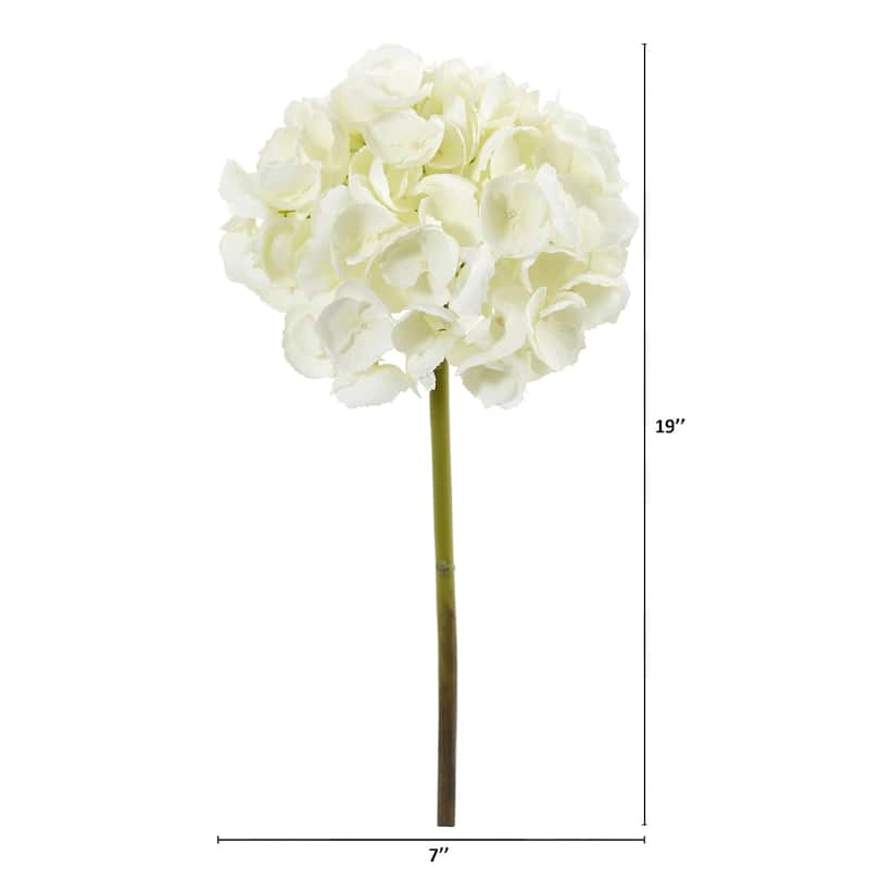 19" Hydrangea Artificial Flower (Set of 6)