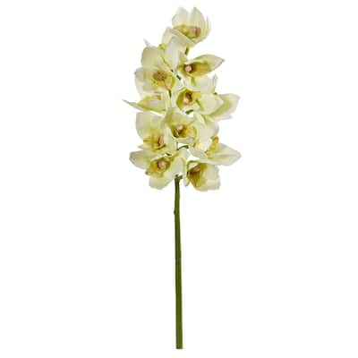 23" Cymbidium Orchid Artificial Flower (Set of 3)