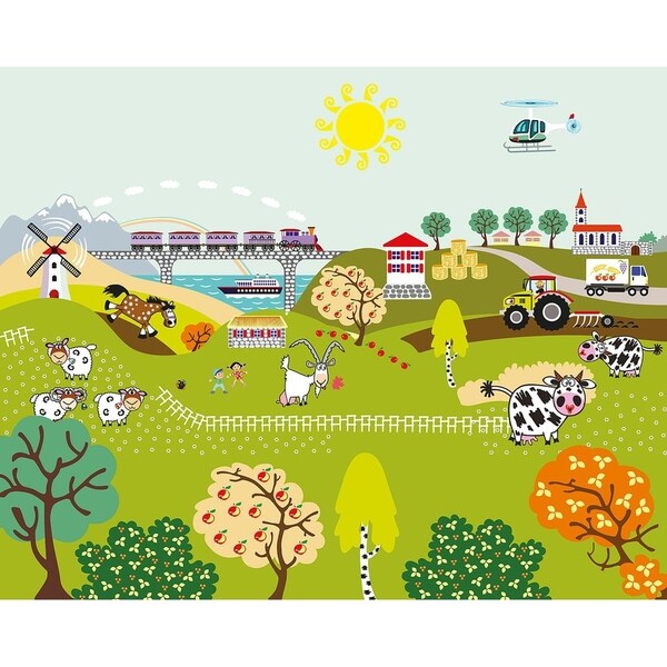 Shop Farm Life Wall Mural Overstock 29905254