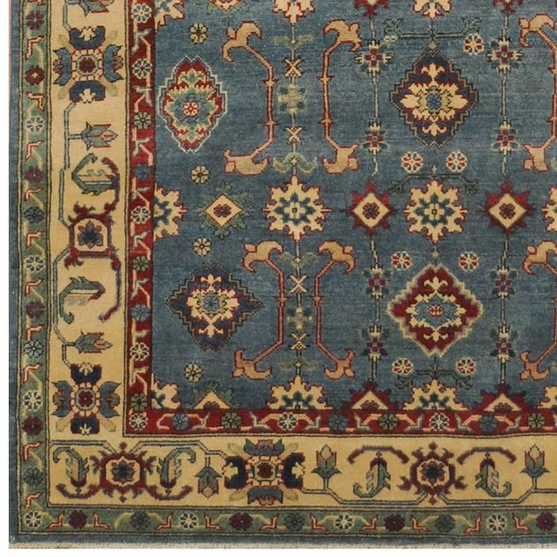 Handmade One-of-a-Kind Tribal Kazak Rug (Afghanistan) - 6'6 x 9'2