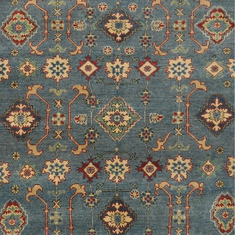 Handmade One-of-a-Kind Tribal Kazak Rug (Afghanistan) - 6'6 x 9'2