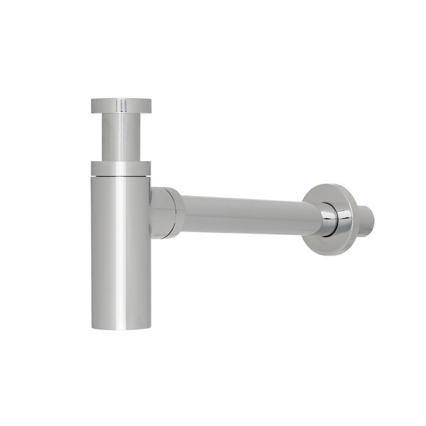 WASTE DRAIN VALVE SET MODERN CHROME BOTTLE TRAP WASTE BATHROOM BASIN SINK PIPE