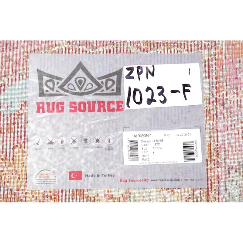 Hunting Design Animal Pictorial Distressed Oriental Heat-Set Area Rugs