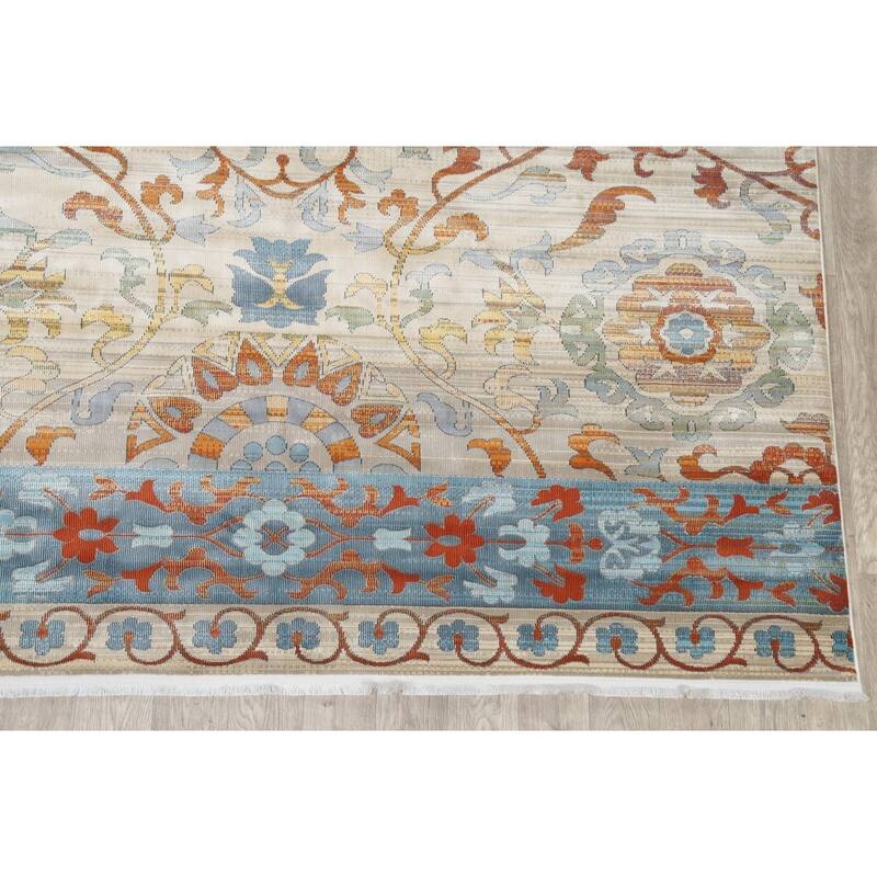 Art & Craft Distressed Turkish Heat-Set Area Rugs Living Room