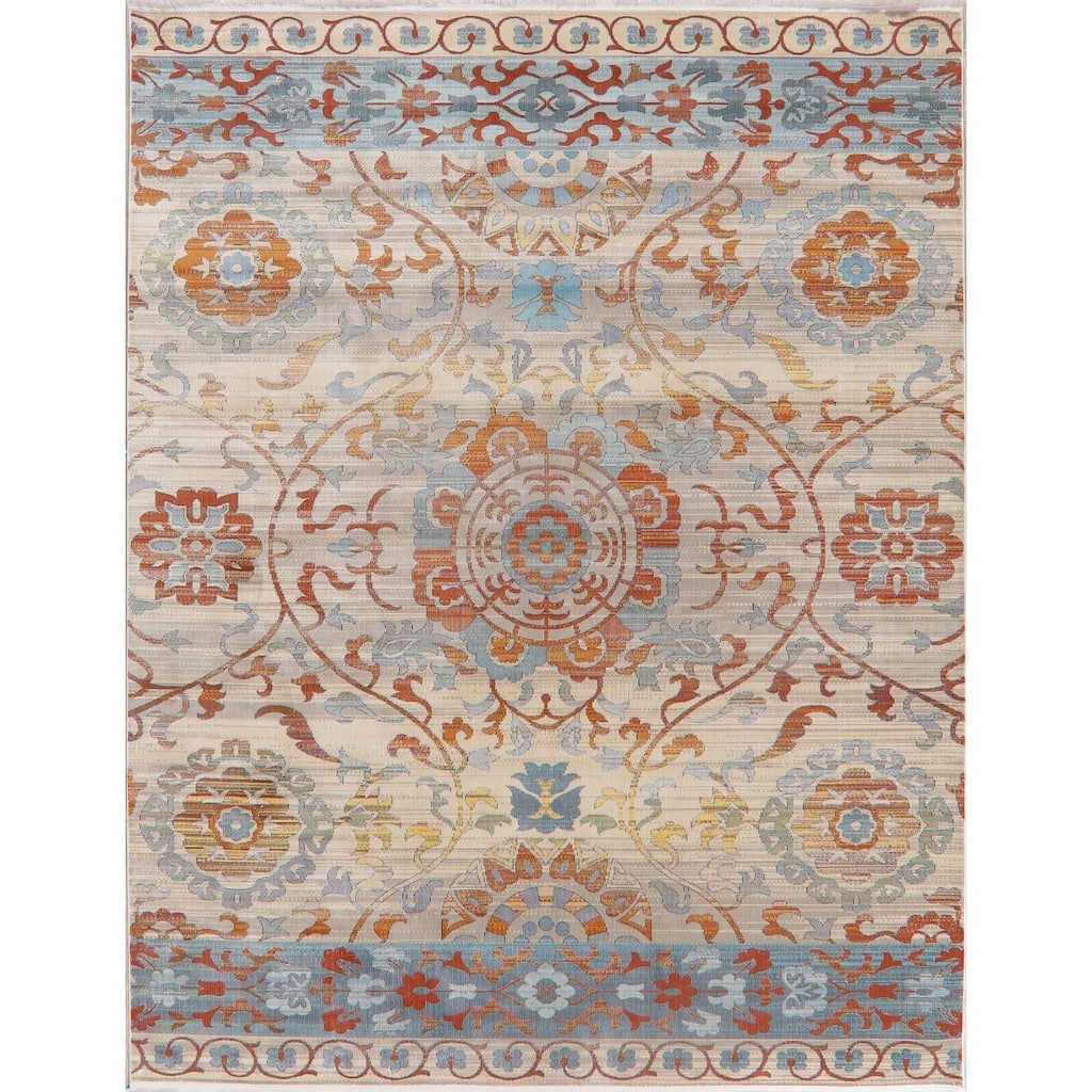 Art & Craft Distressed Turkish Heat-Set Area Rugs Living Room