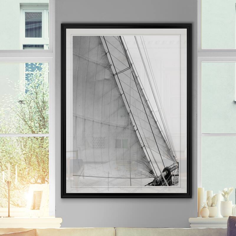 Under Sail I -Custom Framed Print