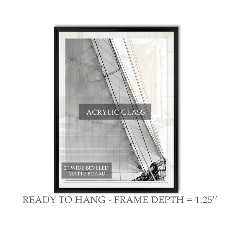 Under Sail I -Custom Framed Print